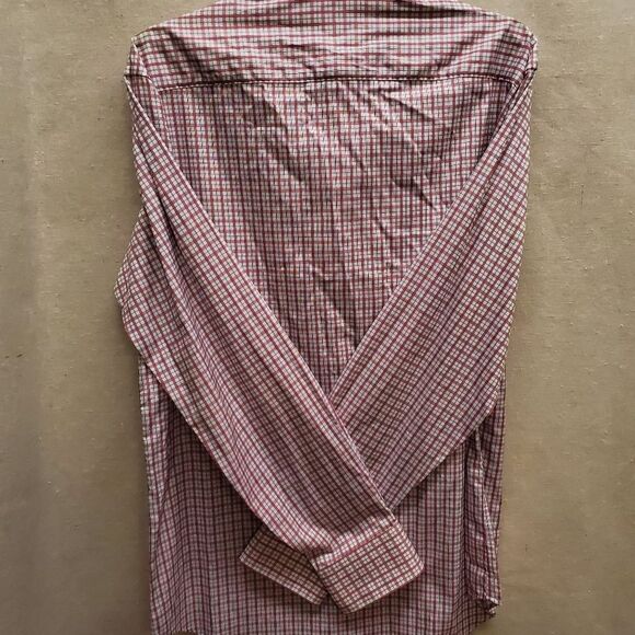 Bugatchi UOMO Button Up Plaid Men's Dress Shirt - Picture 6 of 8